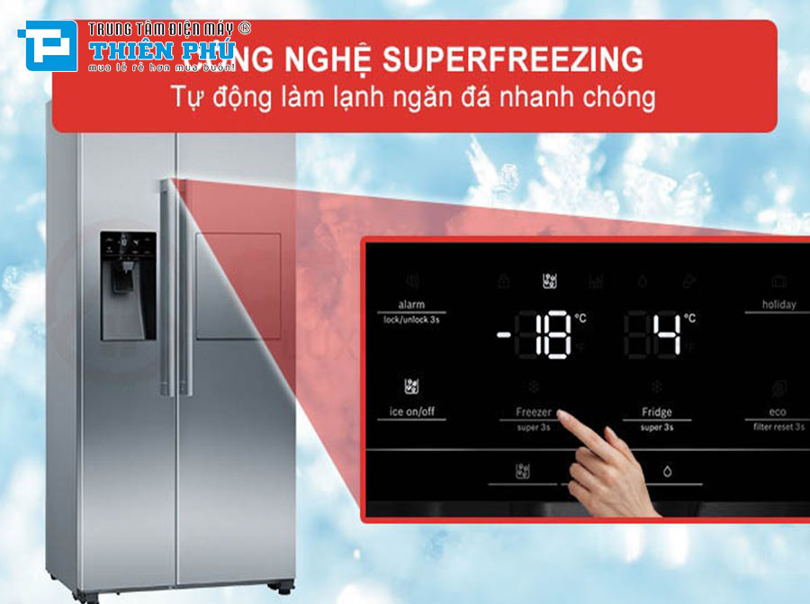 Đánh giá công những nghệ làm lạnh giúp bảo quản thực phẩm của tủ lạnh Bosch