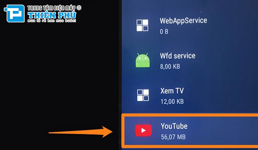Tivi Sony sắp hết bộ nhớ, cách giải phóng bộ nhớ tivi một cách đơn giản