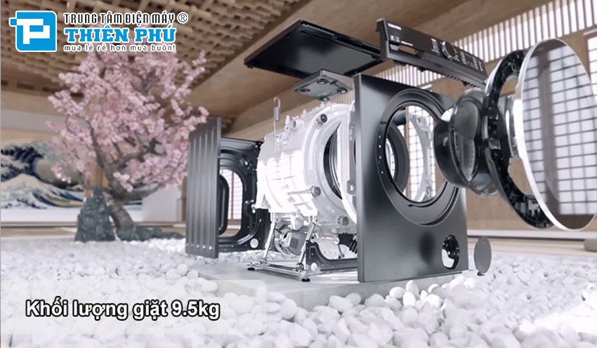 Quần áo thơm tho mỗi ngày với máy giặt toshiba Inverter 9,5Kg TW-BK105G4V(SS)