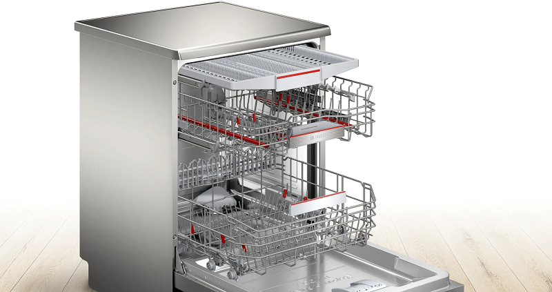 Kích thước Bosch SMS6ZCI49E vừa phải nhưng dung tích khủng