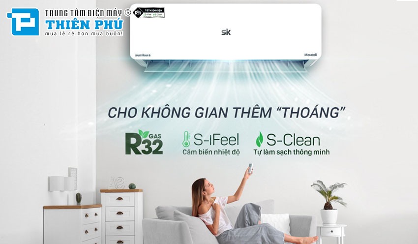 Tận hưởng không gian mát lạnh với điều hòa Sumikura Inverter APS/APO-H240 GOLD