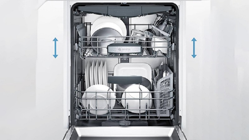 Bosch SMI4HVS33E giải quyết 13 bộ đồ ăn Châu Âu trong một lần rửa