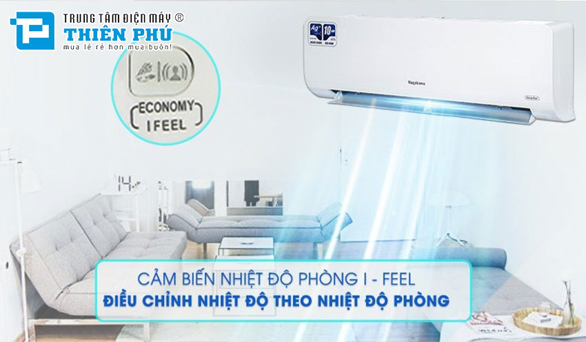 Tận hưởng không gian thoải mái với điều hòa Nagakawa Inverter 12000BTU NIS-A12R2H11