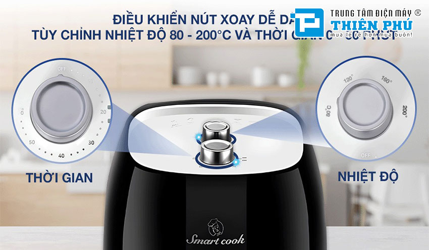 Nồi Chiên Không Dầu Smartcook AFS-3941 7 Lít