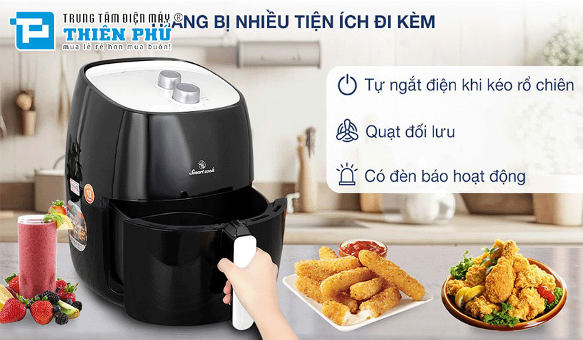 Nồi Chiên Không Dầu Smartcook AFS-3941 7 Lít