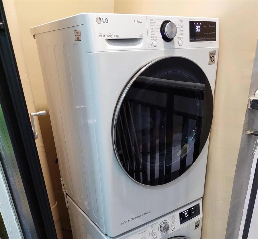 Sấy khô nhẹ nhàng và hoàn hảo hơn cùng máy sấy quần áo LG 9kg DVHP09W