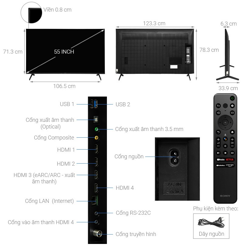 Top 3 Tivi Sony 55 inch đang được ưa chuộng nhất thời điểm hiện tại