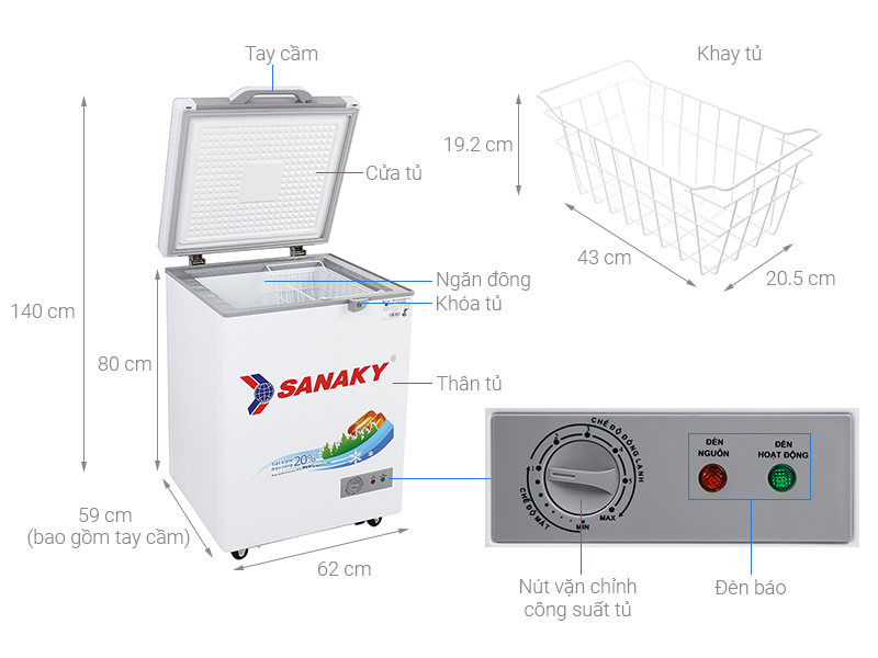 Vì sao tủ đông Sanaky VH-1599HY giá cao hơn các hãng nhưng vẫn được ưa chuộng?