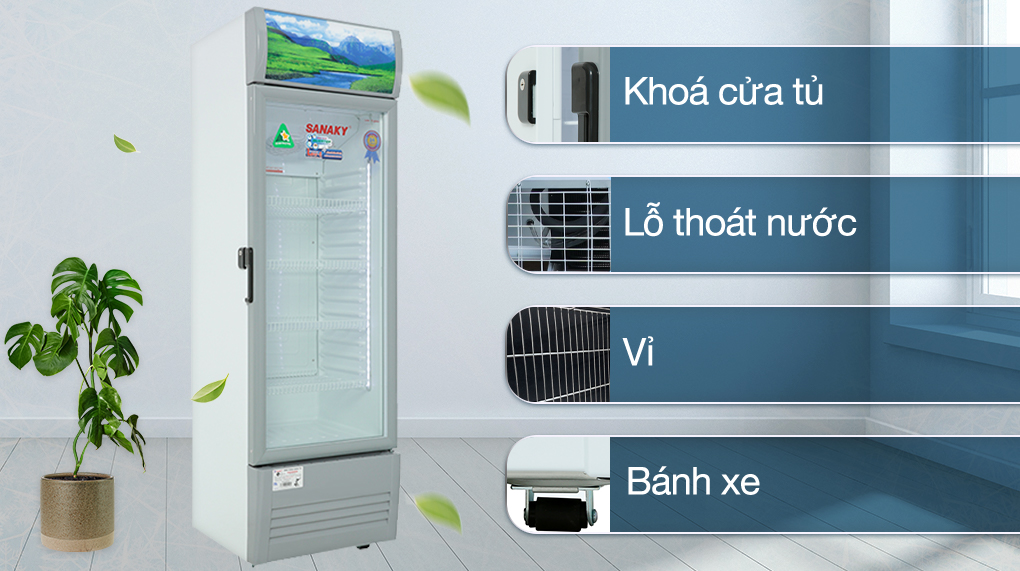 Tủ mát Sanaky 210 lít 1 cánh VH-258K3L: Sản phẩm chất lượng trong tầm giá 9 triệu