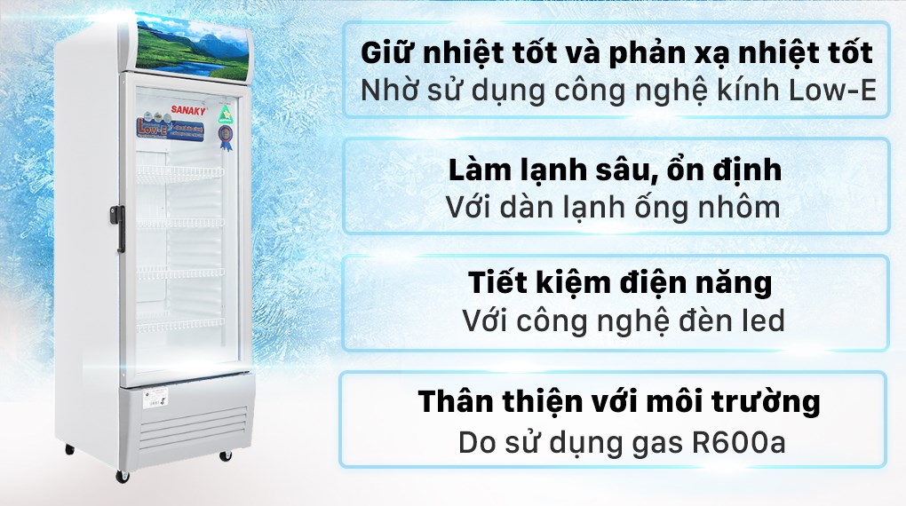 5 thông tin giúp bạn hiểu rõ hơn về tủ mát Sanaky 240 lít VH-308KL trước khi lựa chọn