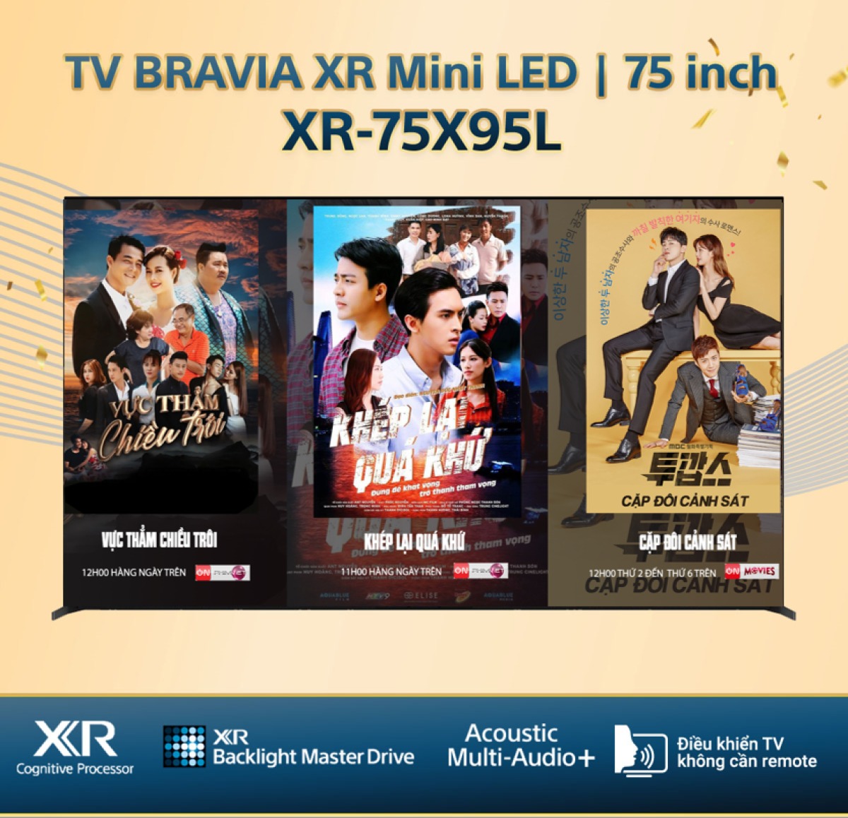 Top 3 tivi Sony 4K - Trải nghiệm giải trí tối ưu tại gia đình