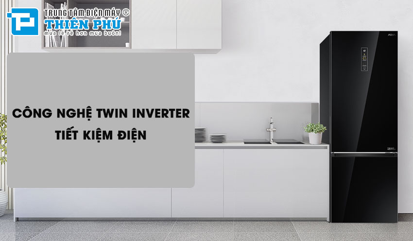 Tủ Lạnh Aqua Inverter 260 lít AQR-IG298EB(GB)
