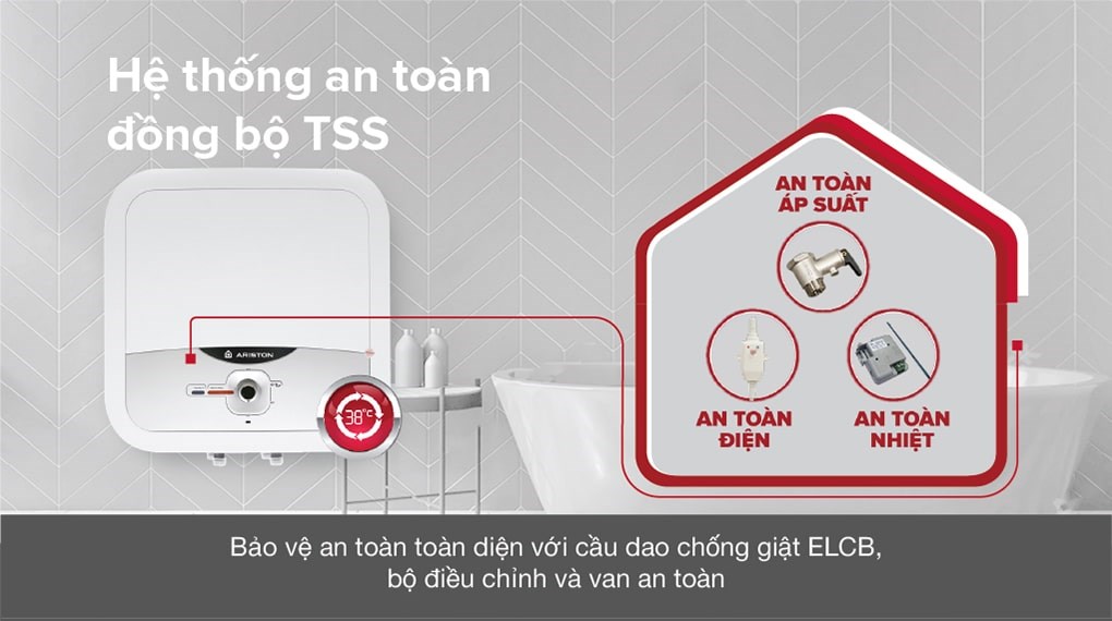 Bình nóng lạnh Ariston ANDRIS2 15RS: Sản phẩm được ưa chuộng nhất hiện nay