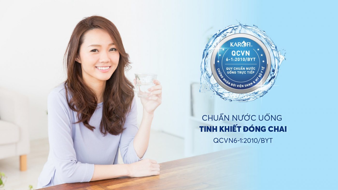 Nguồn nước uống sau lọc đạt tiêu chuẩn quốc gia