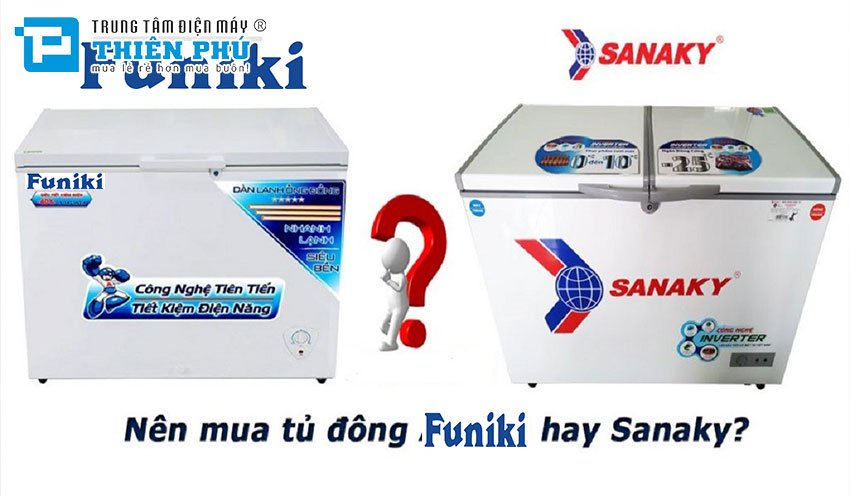 So sánh công nghệ làm lạnh trên tủ đông Sanaky VH-2599A1 và tủ đông Funiki HCF 516S1N2