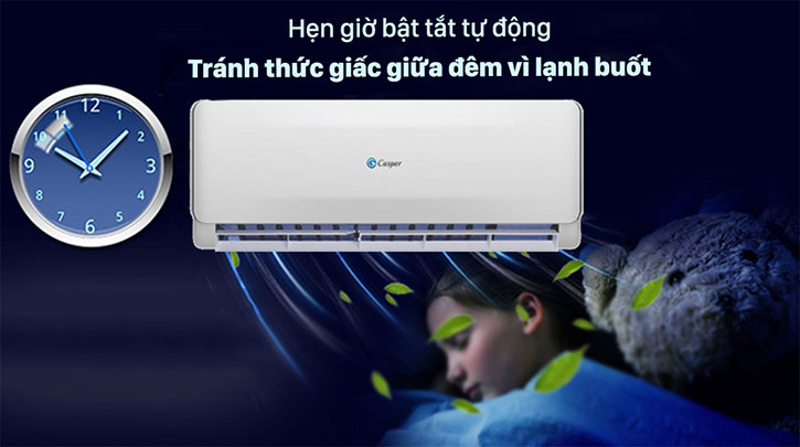 Điều hòa Casper GSC-09IP25 mang lại giấc ngủ ngon cho người dùng