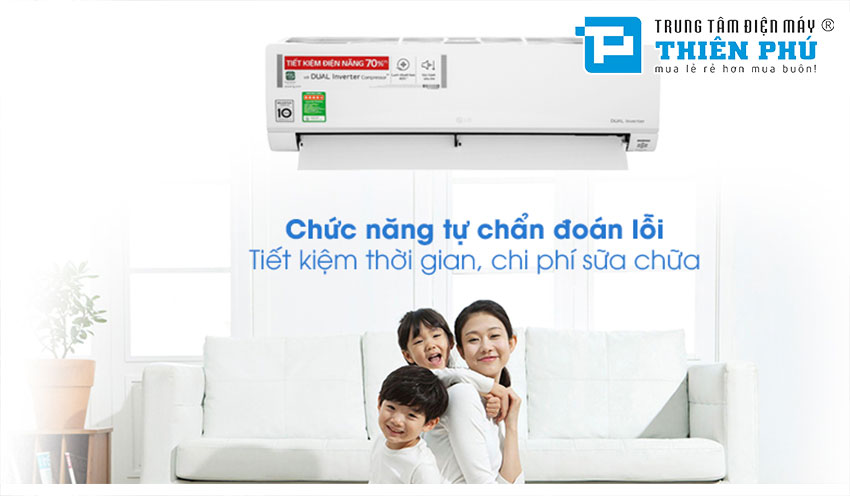 Đánh giá Điều Hòa LG 24000Btu 1 Chiều Inverter V24API1, có tốt??