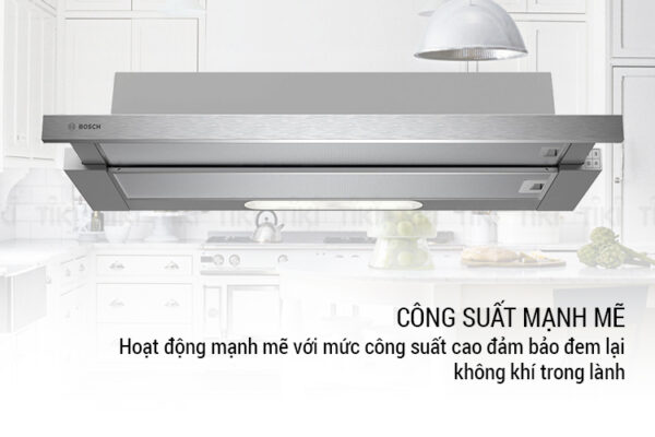 Tối ưu hóa không gian bếp với máy hút mùi Bosch DHI623GSG