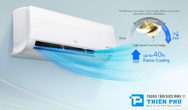 Trải nghiệm mát lạnh nhanh với Điều Hòa LG Inverter V18WIN?