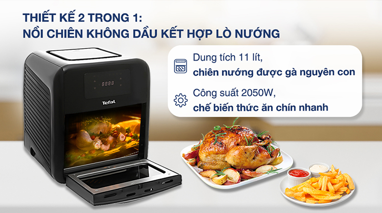 Tìm hiểu về nồi chiên không dầu Tefal FW501815 có đáng giá để người tiêu dùng sử dụng