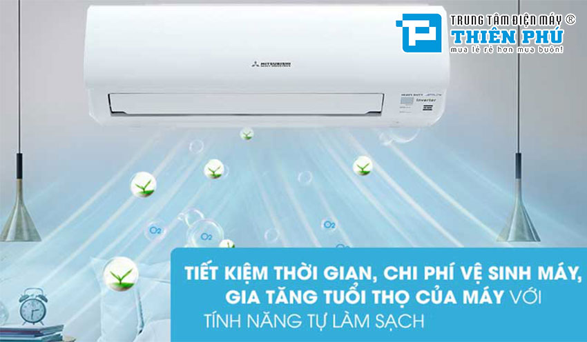 Lý do đáng sắm Điều Hòa Mitsubishi 1 Chiều Inverter SRK/SRC18YYP-W5