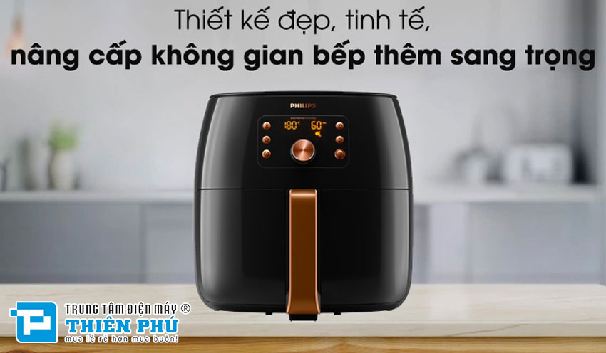 Nồi chiên không dầu Philips HD9860/90: Đánh bại dầu mỡ với công nghệ tiên tiến