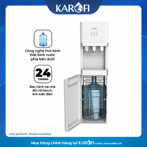 Không gian sang trọng và tiết kiệm điện hơn với cây nước nóng lạnh Karofi