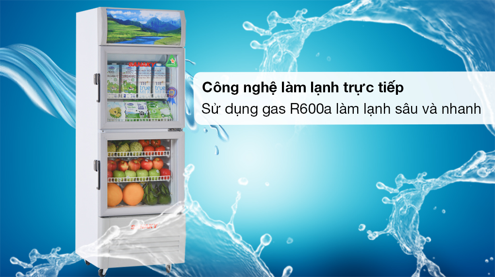 Các công nghệ nổi bật có trên tủ mát Sanaky inverter 2 cánh VH-408W3L
