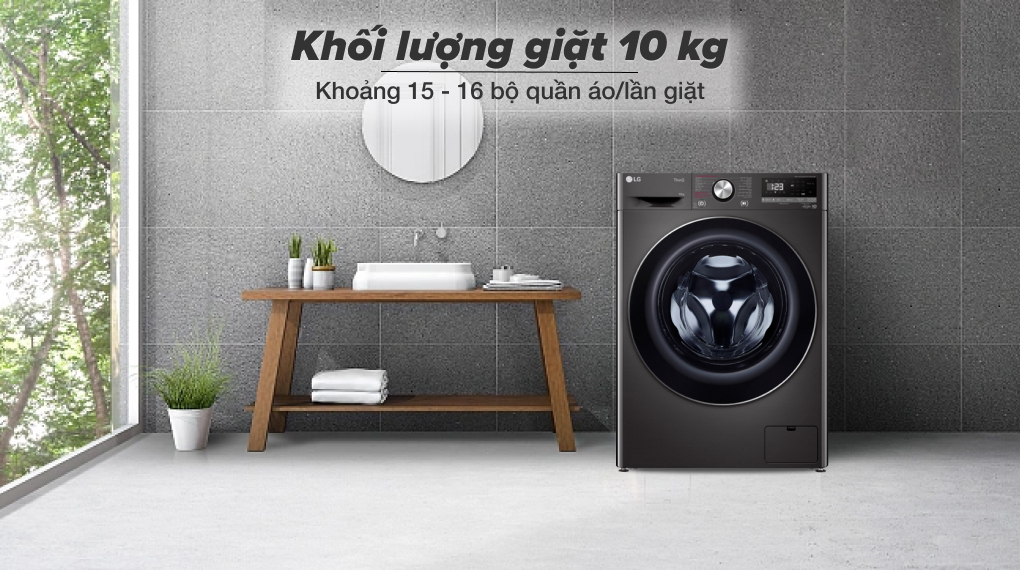 Đánh giá chi tiết máy giặt LG inverter FV1410S4B 10kg