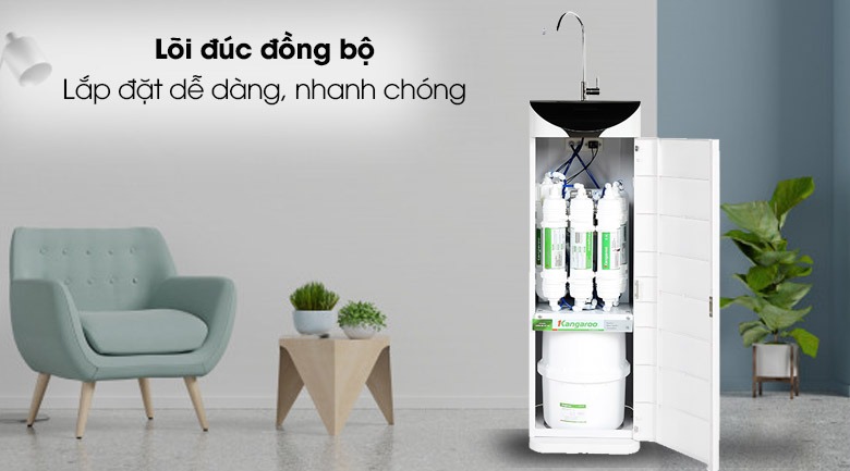 Hệ thống 5 lõi lọc cho nguồn nước an toàn tuyệt đối