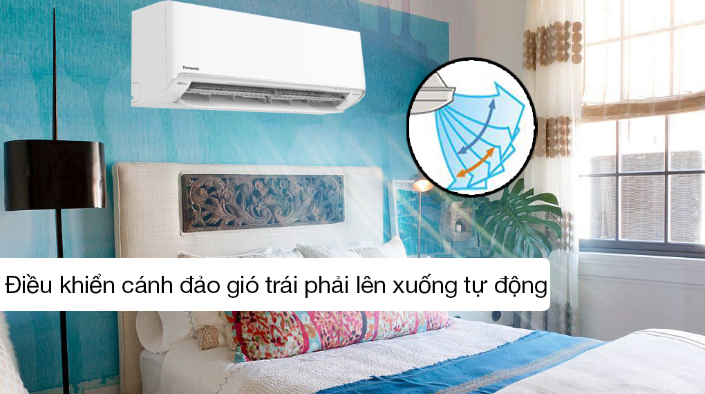 Không gian mát lạnh với điều hòa Panasonic CU/CS-XZ9ZKH-8