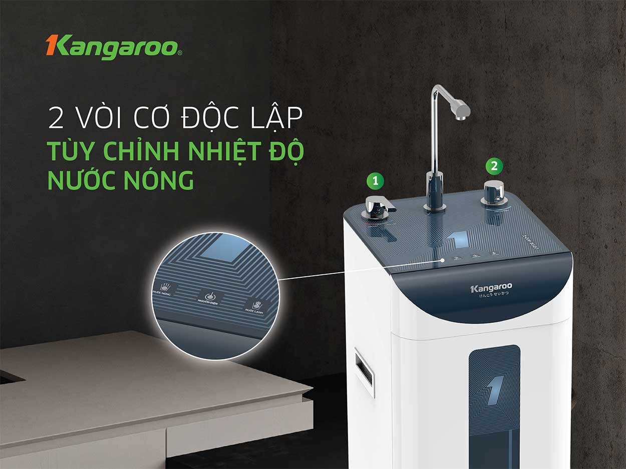 Phục vụ mọi nhu cầu với 3 chế độ nước