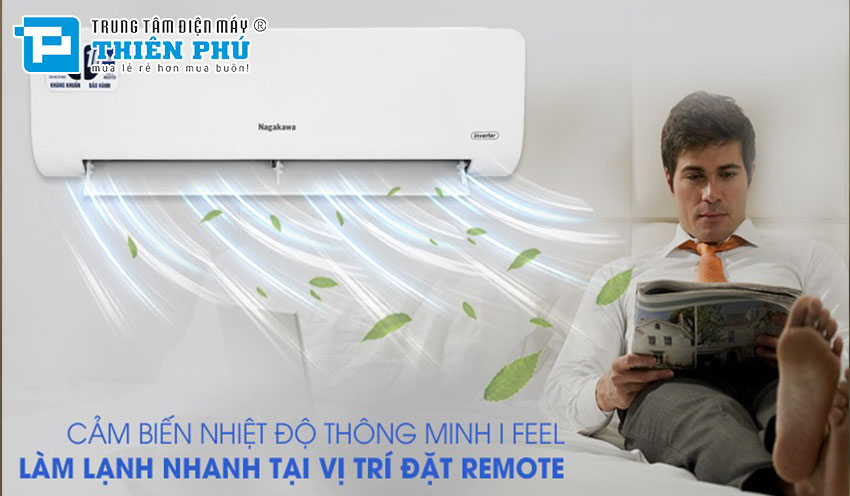 Đánh giá công nghệ hiện đại của điều hòa Nagakawa Inverter 1 chiều NIS-C12R2H11