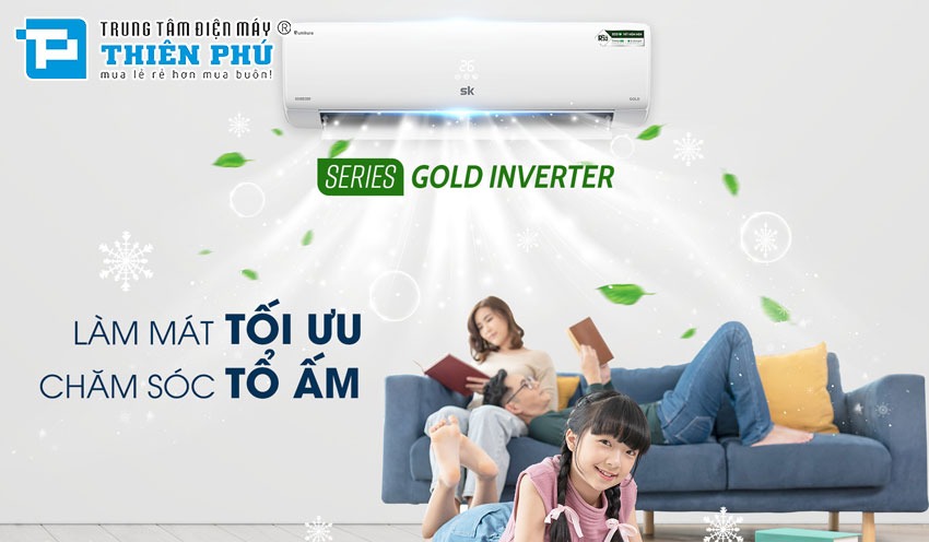Đánh giá những lợi ích mà điều hòa Sumikura Inverter 12000BTU APS/APO-120/GOLD mang lại