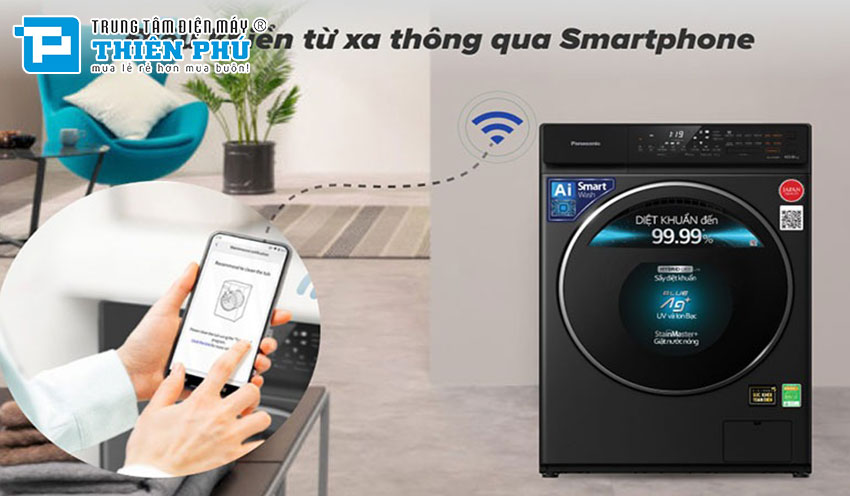 Đánh giá hiệu suất và tiết kiệm điện của máy giặt Panasonic Inverter 10,5Kg NA-V105FR1BV