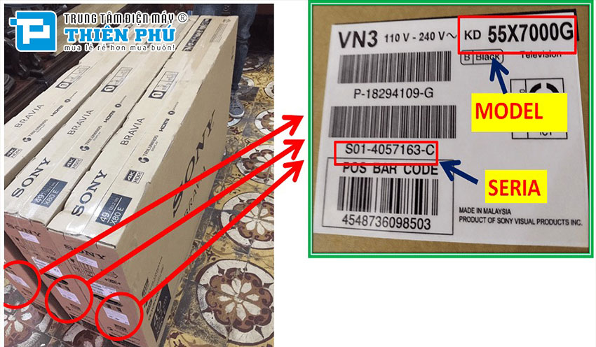 Bí quyết kiểm tra tivi Sony chính hãng và những lưu ý khi chọn mua tivi