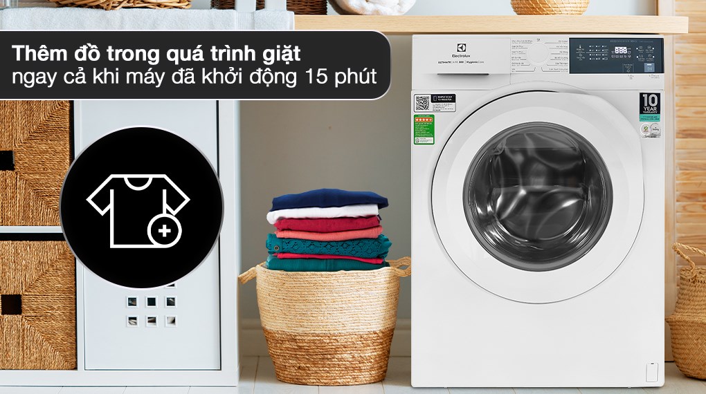 máy giặt Electrolux cửa trước EWF1024D3WB