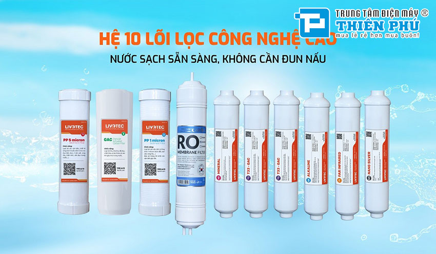 Máy Lọc Nước RO Karofi Livotec 216 10 lõi