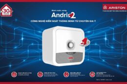 Giữa bình nóng lạnh Ariston 30 lít ANDRIS2 30R và ANDRIS2 30RS nên lựa chọn sử dụng sản phẩm nào