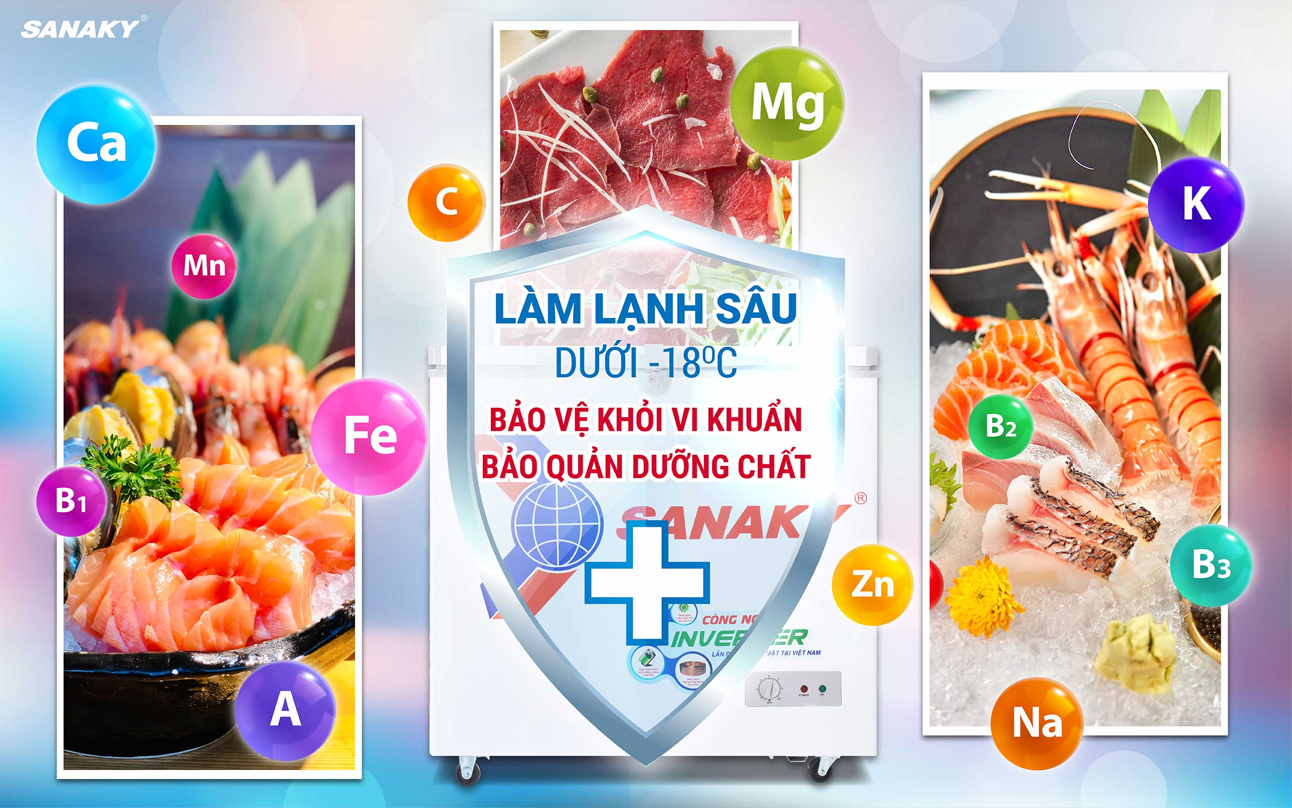 Tủ đông Sanaky VH-2599A3 - Mẫu tủ đông 1 ngăn chất lượng nhất trong tầm giá 6 triệu