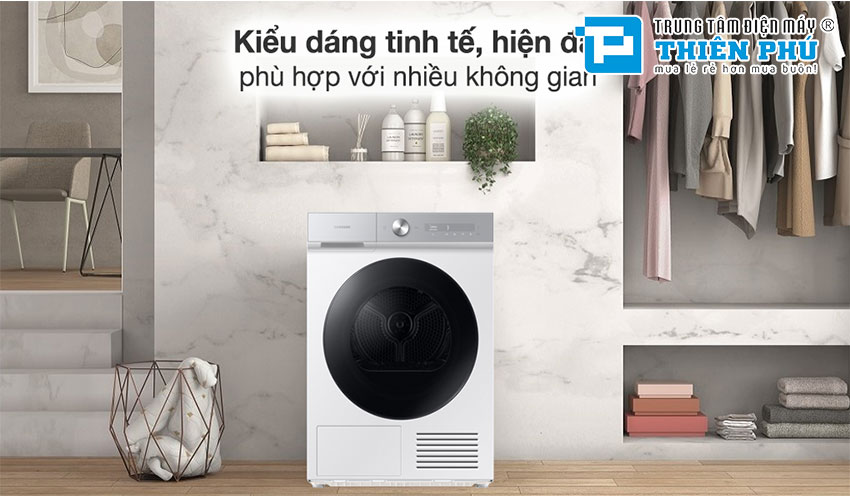 Review máy sấy quần áo Samsung 9Kg DV90BB9440GH/SV mới 2023