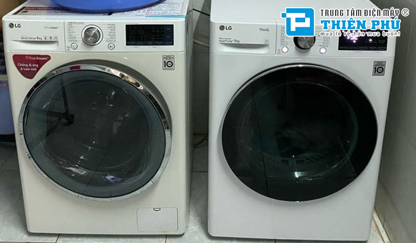 Máy sấy quần áo LG DVHP09W: Thiết bị giúp làm khô quần áo mà không tốn công sức