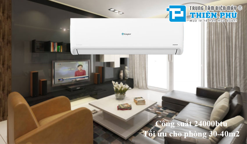 Gợi ý 3 chiếc điều hòa Casper 24000btu hấp dẫn người năm nay