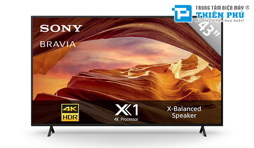 Smart Tivi Sony 43 inch KD-43X77L - Thiết bị giải trí tốt dành cho không gian nhỏ gọn