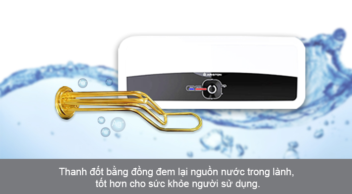 Thanh đốt trên bình nóng lạnh Ariston  SLim2 20R có gì đặc biệt