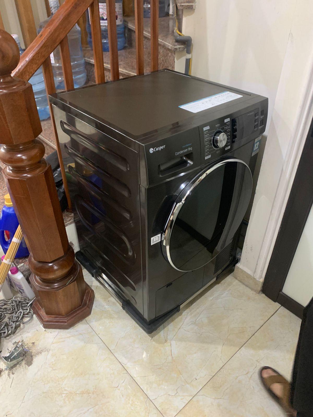 Đánh giá ưu nhược điểm của máy sấy quần áo Casper TD-80CGB 8kg ngưng tụ