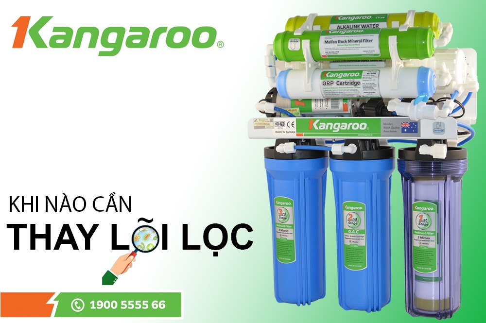 Làm thế nào để biết lõi lọc đến thời gian thay thế?