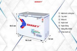 Lựa chọn tủ đông Sanaky VH-2599W4K cho căn bếp nhỏ hẹp
