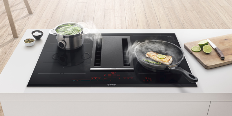 Bếp từ Bosch sở hữu thiết kế sang trọng, ấn tượng