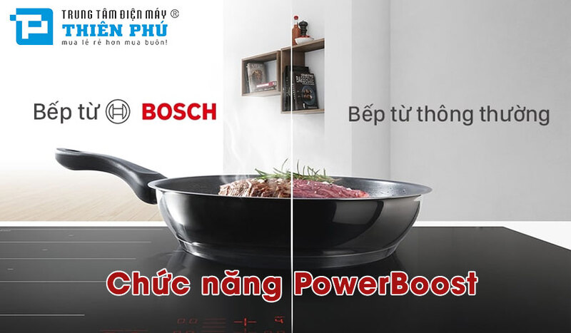  Bếp từ Bosch 2 bếp PKF375FB1E rất tiết kiệm điện